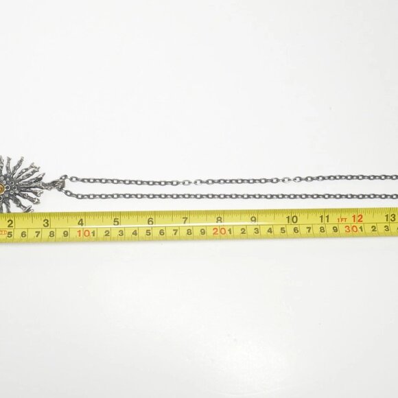 Robert Larin Brutalist Necklace Pendant Signed MCM Quebec Designer 1970s HTF - Picture 5 of 6